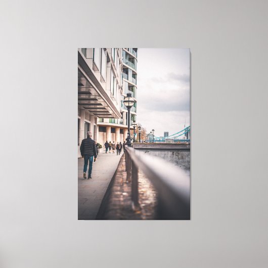 Riverside Ritmes Canvas Afdruk (Voorkant)