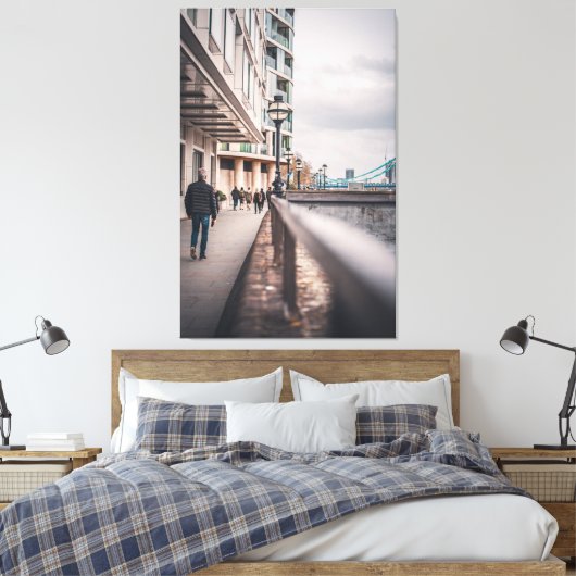 Riverside Ritmes Canvas Afdruk (Insitu (Slaapkamer))