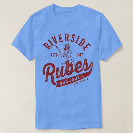 Riverside Rubes Honkbal T-shirt (Design voorkant)