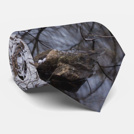 Riverside Snow Stropdas (Opgerold)