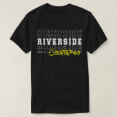 Riverside stad Californië Riverside CA T-shirt (Design voorkant)