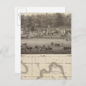 Riverside stock Boerderij, NE of Concordia, Kansas Briefkaart (Voorkant / Achterkant)