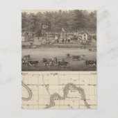 Riverside stock Boerderij, NE of Concordia, Kansas Briefkaart (Voorkant)