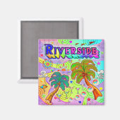 Riverside Vacation Target Magnet (Voorkant / Achterkant)