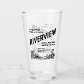 Riverview Amusement Park, Chicago, IL 1904-1967 Glas (Achterkant)