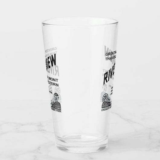 Riverview Amusement Park, Chicago, IL 1904-1967 Glas (Rechts)