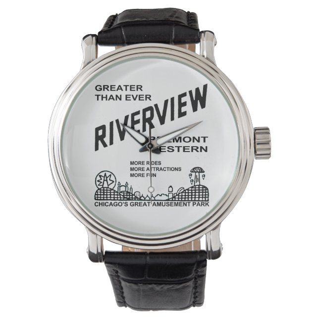 Riverview Amusement Park, Chicago, IL 1904-1967 Horloge (Voorkant)