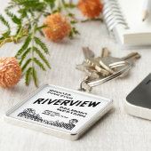 Riverview Amusement Park, Chicago, IL 1904-1967 Sleutelhanger (Zijkant)