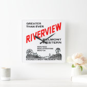 Riverview Amusement Park, Chicago, IL 1904-1967 Vierkante Klok (Huis)