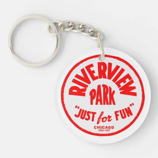 Riverview Amusement Park, Chicago, Illinois Sleutelhanger (Voorkant)