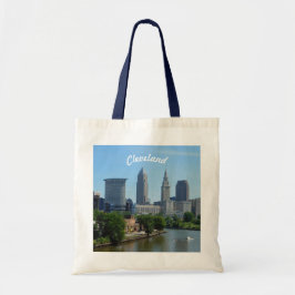 Riverview Cleveland Skyline Canvas tas