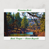 Riverview Park Bend Oregon, Verenigde Staten Briefkaart (Voorkant)