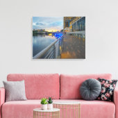 Riverwalk bij Tampa Florida Canvas Afdruk (Insitu (Woonkamer))