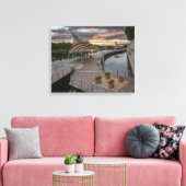 Riverwalk bij Tampa Florida Canvas Afdruk (Insitu (Woonkamer))