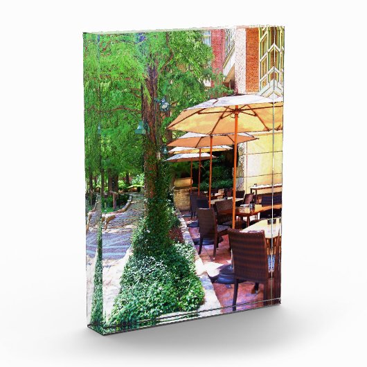 Riverwalk Cafe AcrylBlock Fotoblokken (Links)