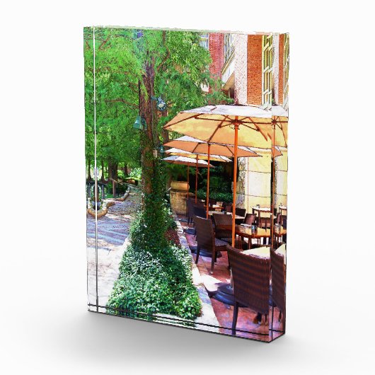 Riverwalk Cafe AcrylBlock Fotoblokken (Rechts)