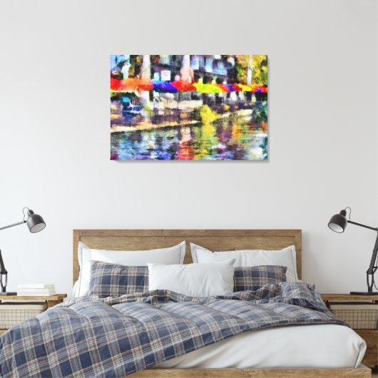 Riverwalk Canvas Afdruk (Insitu (Slaapkamer))