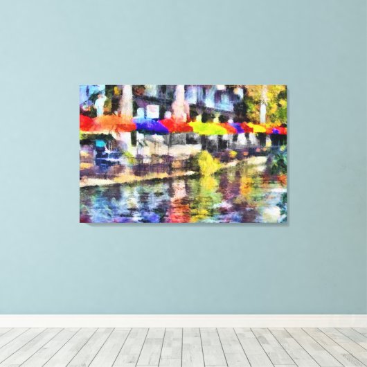 Riverwalk Canvas Afdruk (Insitu (Houten vloer))