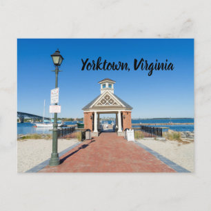 Riverwalk in Yorktown Virginia Briefkaart