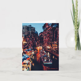 Riverwalk Kerstmis Kaart