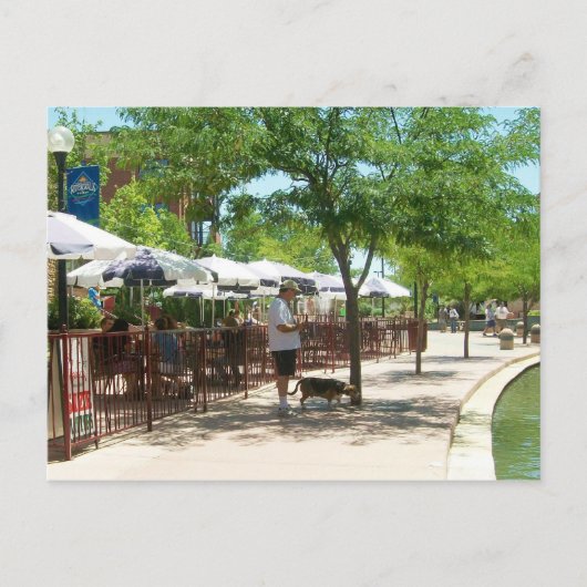 Riverwalk Pueblo Colorado Briefkaart - Cooper Beag (Voorkant)