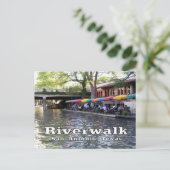 Riverwalk, San Antonio, TEXAS Briefkaart (Staand voorkant)