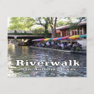 Riverwalk, San Antonio, TEXAS Briefkaart
