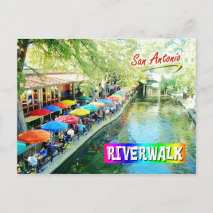 Riverwalk, San Antonio, Texas Briefkaart