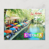 Riverwalk, San Antonio, Texas Briefkaart (Voorkant)