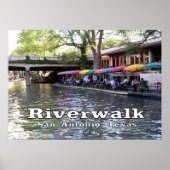 Riverwalk, San Antonio, Texas Poster (Voorkant)
