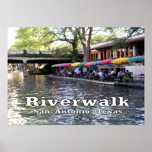 Riverwalk, San Antonio, Texas Poster (Voorkant)