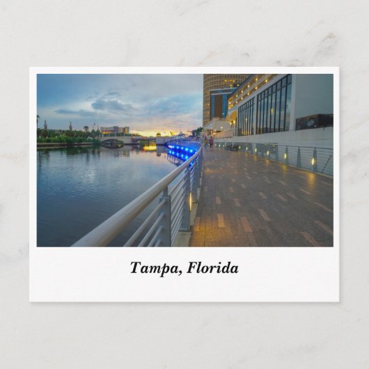 Riverwalk Tampa Florida Briefkaart (Voorkant)