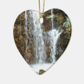 Riverwalk Waterfall Keramisch Ornament (Links)