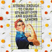 Riveter Citroen Gingham Theedoek