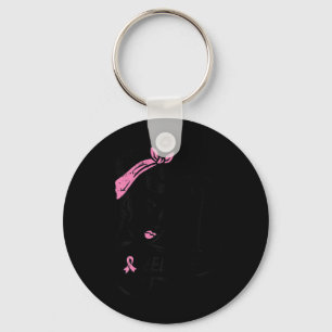 Riveter Geloof Roze Ribbon Borstkanker Awarenen Sleutelhanger