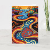 Rivier, Aboriginal, droomtijd. Kaart (Voorkant)