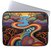 Rivier, Aboriginal, droomtijd. Laptop Sleeve (Voorkant)