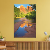 Rivier bij Red Rock Crossing, Arizona Canvas Afdruk (Insitu (Woonkamer))