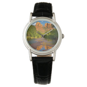 Rivier bij Red Rock Crossing, Arizona Horloge