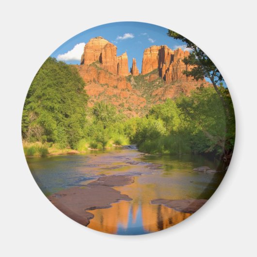 Rivier bij Red Rock Crossing, Arizona Magneet (Voorkant)
