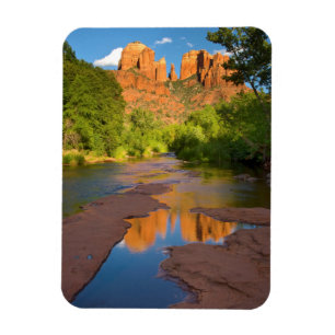 Rivier bij Red Rock Crossing, Arizona Magneet