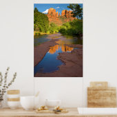Rivier bij Red Rock Crossing, Arizona Poster (Keuken)