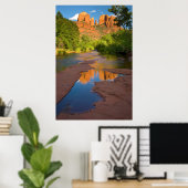 Rivier bij Red Rock Crossing, Arizona Poster (Thuiskantoor)