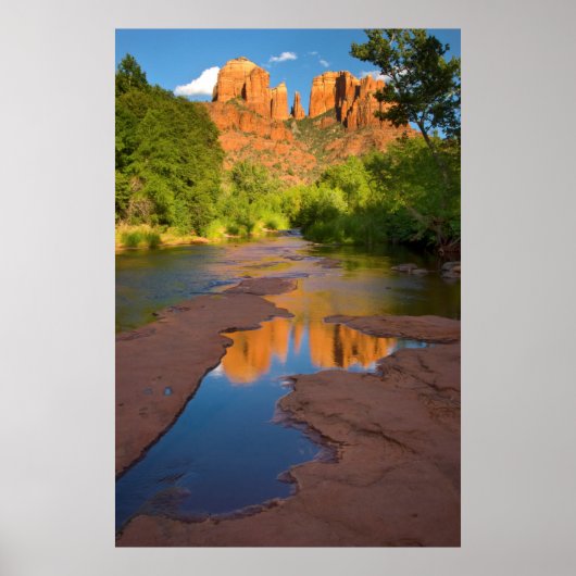 Rivier bij Red Rock Crossing, Arizona Poster (Voorkant)