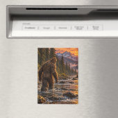 Rivier bij schemering Bigfoot magneet (Insitu (Vaatwasser))