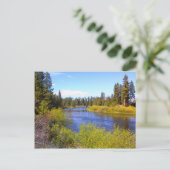 rivier briefkaart (Staand voorkant)