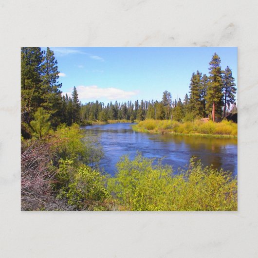 rivier briefkaart (Voorkant)