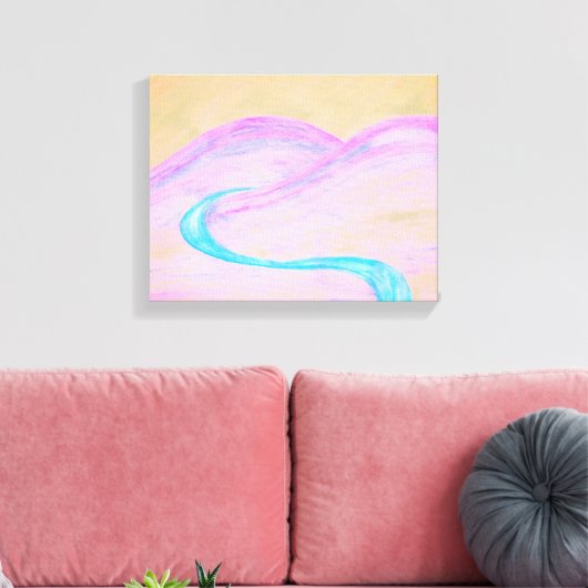 Rivier Canvas Print (Insitu (Woonkamer))