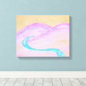 Rivier Canvas Print (Insitu (Houten vloer))