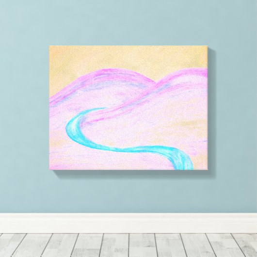 Rivier Canvas Print (Insitu (Houten vloer))